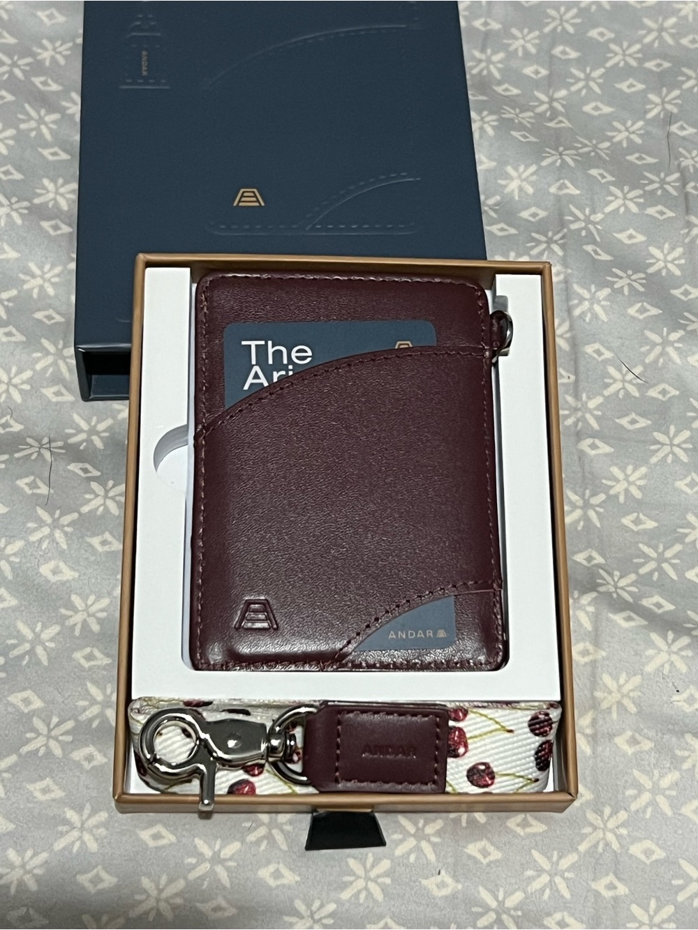 Andar Ari wallet - Cherry